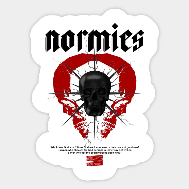 Normies Modern Streetwear Sticker by DChanCeative.Std